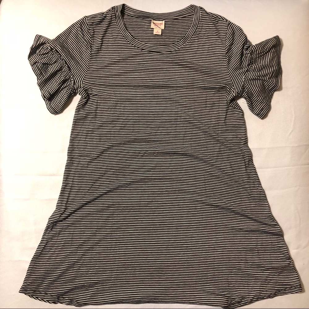 Stripped T-shirt Dress